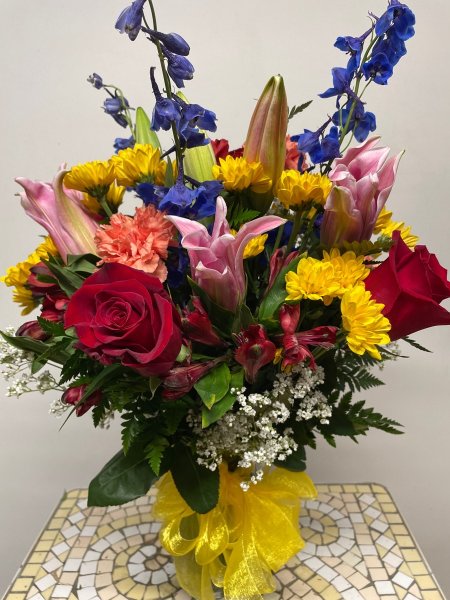 A 5 Star Customer Reviewed Flower Arrangement Designed by Salvy the Florist in Lynn, MA A 5 Star Customer Reviewed Flower Arrangement Designed by Salvy the Florist in Lynn, MA