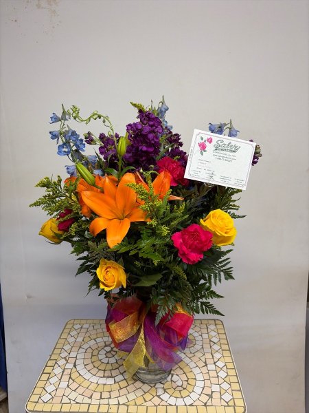 A 5 Star Customer Reviewed Flower Arrangement Designed by Salvy the Florist in Lynn, MA A 5 Star Customer Reviewed Flower Arrangement Designed by Salvy the Florist in Lynn, MA