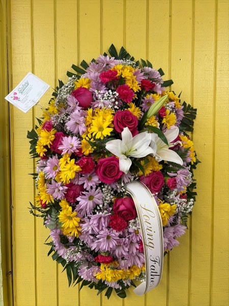 A 5 Star Customer Reviewed Flower Arrangement Designed by Salvy the Florist in Lynn, MA