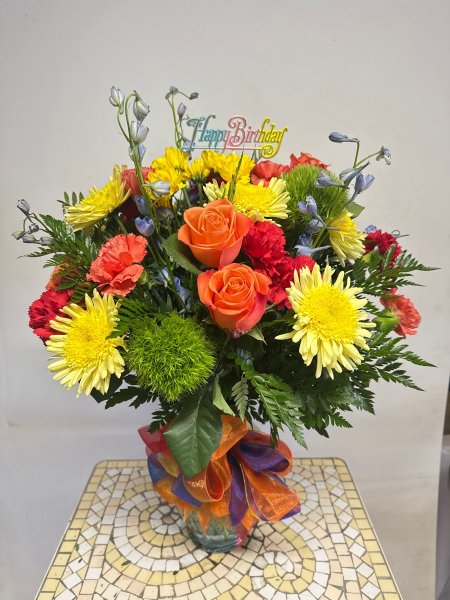 A 5 Star Customer Reviewed Flower Arrangement Designed by Salvy the Florist in Lynn, MA A 5 Star Customer Reviewed Flower Arrangement Designed by Salvy the Florist in Lynn, MA