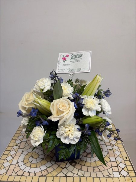 A 5 Star Customer Reviewed Flower Arrangement Designed by Salvy the Florist in Lynn, MA