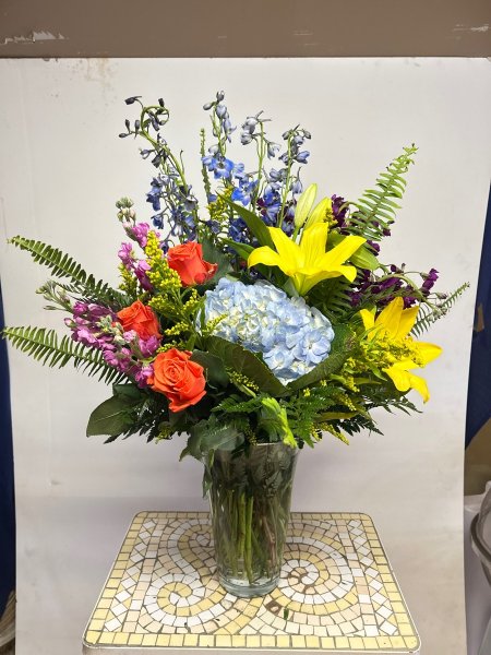 A 5 Star Customer Reviewed Flower Arrangement Designed by Salvy the Florist in Lynn, MA