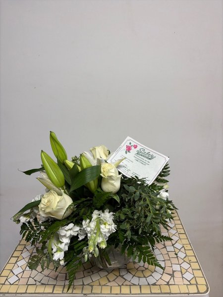 A 5 Star Customer Reviewed Flower Arrangement Designed by Salvy the Florist in Lynn, MA