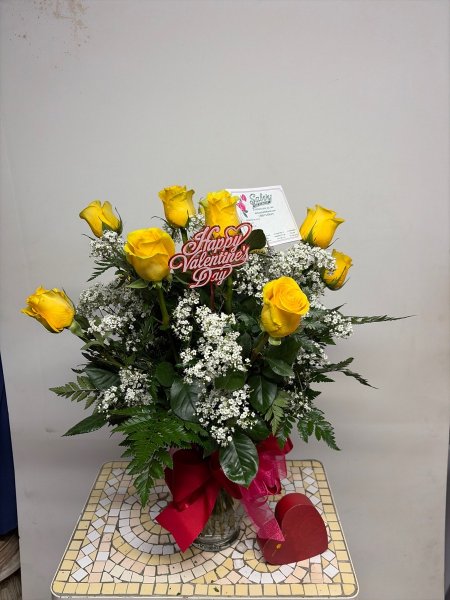 A 5 Star Customer Reviewed Flower Arrangement Designed by Salvy the Florist in Lynn, MA