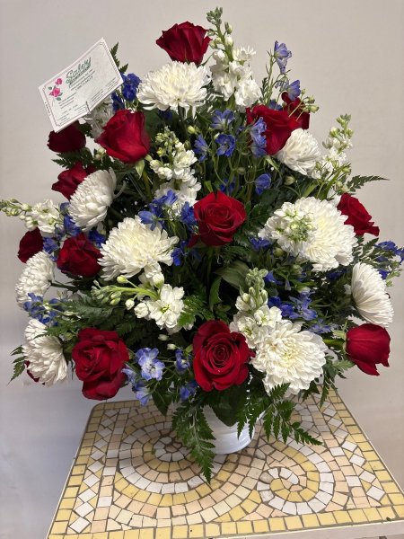 A 5 Star Customer Reviewed Flower Arrangement Designed by Salvy the Florist in Lynn, MA