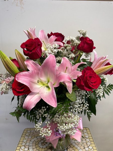 A 5 Star Customer Reviewed Flower Arrangement Designed by Salvy the Florist in Lynn, MA