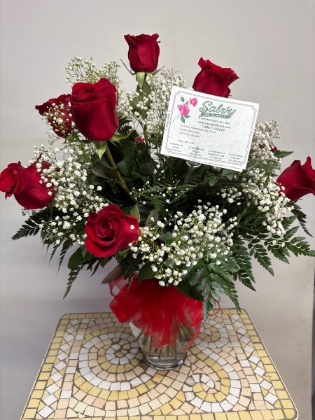 A 4 Star Customer Reviewed Flower Arrangement Designed by Salvy the Florist in Lynn, MA