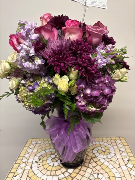 A 5 Star Customer Reviewed Flower Arrangement Designed by Salvy the Florist in Lynn, MA