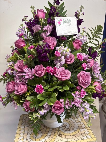 A 5 Star Customer Reviewed Flower Arrangement Designed by Salvy the Florist in Lynn, MA