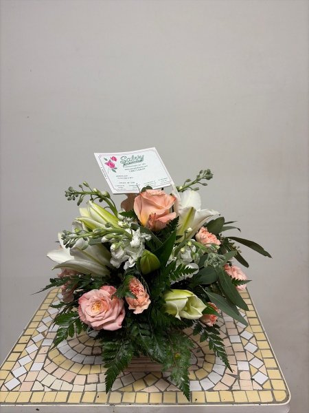 A 5 Star Customer Reviewed Flower Arrangement Designed by Salvy the Florist in Lynn, MA