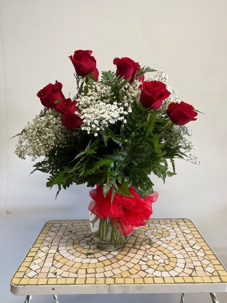 A 5 Star Customer Reviewed Flower Arrangement Designed by Salvy the Florist in Lynn, MA