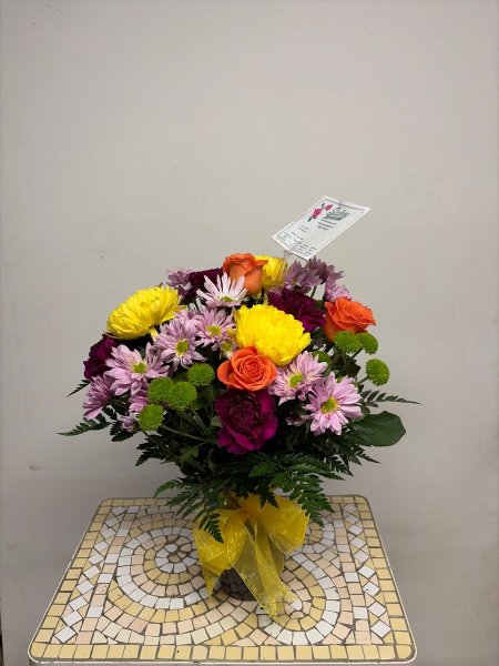 A 5 Star Customer Reviewed Flower Arrangement Designed by Salvy the Florist in Lynn, MA