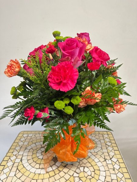 A 5 Star Customer Reviewed Flower Arrangement Designed by Salvy the Florist in Lynn, MA