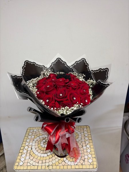 A 5 Star Customer Reviewed Flower Arrangement Designed by Salvy the Florist in Lynn, MA