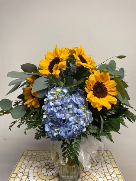 A 5 Star Customer Reviewed Flower Arrangement Designed by Salvy the Florist in Lynn, MA