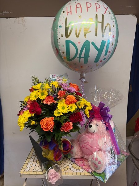 A 5 Star Customer Reviewed Flower Arrangement Designed by Salvy the Florist in Lynn, MA