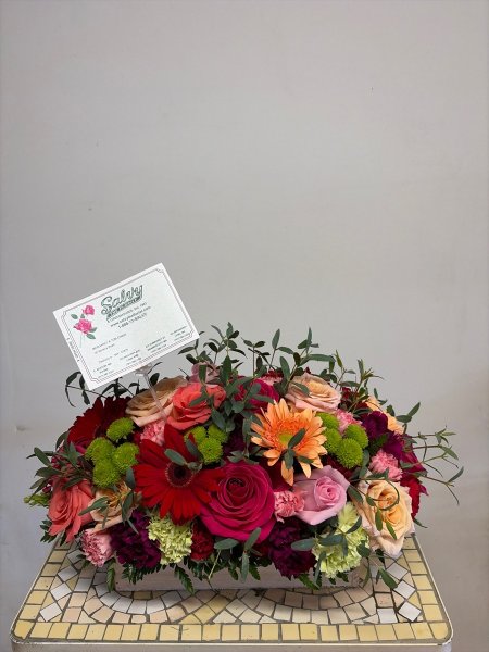 A 5 Star Customer Reviewed Flower Arrangement Designed by Salvy the Florist in Lynn, MA