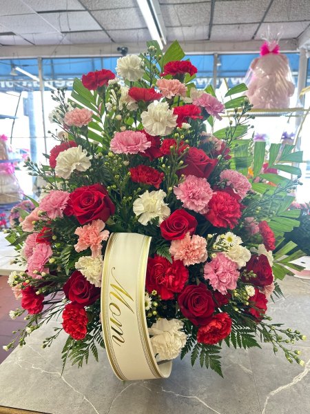 A 5 Star Customer Reviewed Flower Arrangement Designed by Salvy the Florist in Lynn, MA