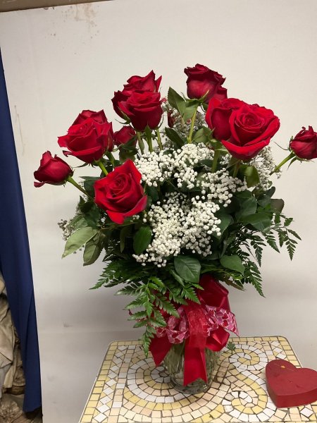 A 5 Star Customer Reviewed Flower Arrangement Designed by Salvy the Florist in Lynn, MA