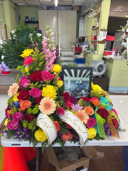 A 5 Star Customer Reviewed Flower Arrangement Designed by Salvy the Florist in Lynn, MA