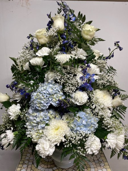A 5 Star Customer Reviewed Flower Arrangement Designed by Salvy the Florist in Lynn, MA