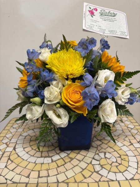 A 5 Star Customer Reviewed Flower Arrangement Designed by Salvy the Florist in Lynn, MA A 5 Star Customer Reviewed Flower Arrangement Designed by Salvy the Florist in Lynn, MA