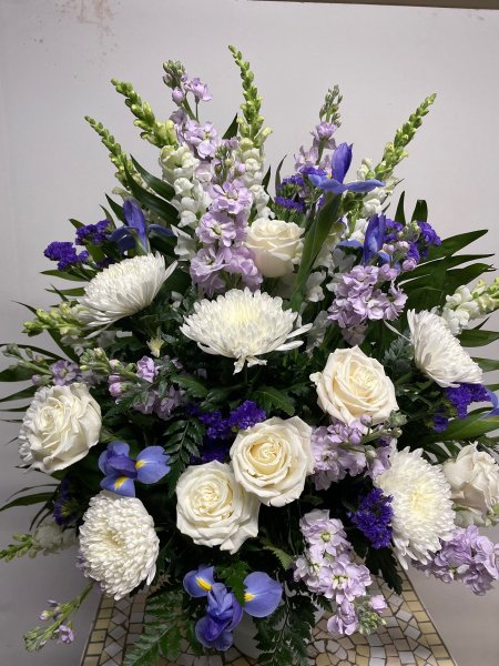 A 5 Star Customer Reviewed Flower Arrangement Designed by Salvy the Florist in Lynn, MA