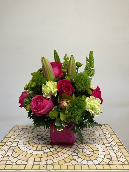 A 5 Star Customer Reviewed Flower Arrangement Designed by Salvy the Florist in Lynn, MA