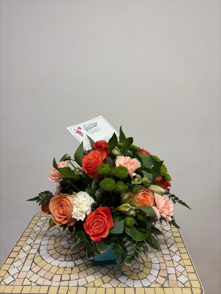 A 5 Star Customer Reviewed Flower Arrangement Designed by Salvy the Florist in Lynn, MA