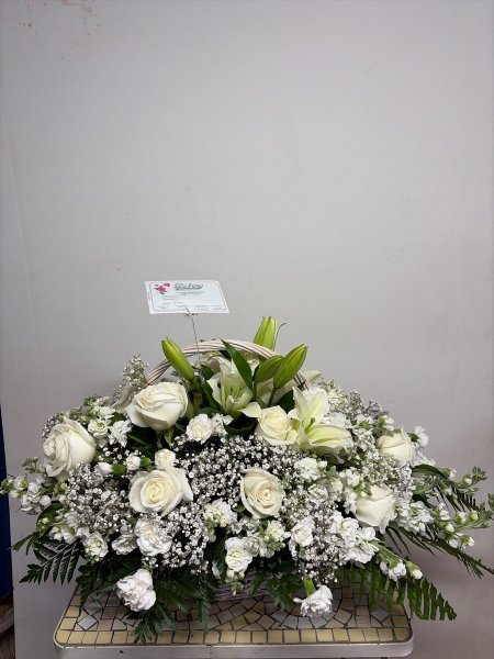 A 5 Star Customer Reviewed Flower Arrangement Designed by Salvy the Florist in Lynn, MA