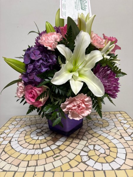 A 5 Star Customer Reviewed Flower Arrangement Designed by Salvy the Florist in Lynn, MA
