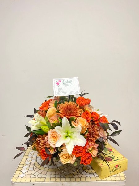 A 5 Star Customer Reviewed Flower Arrangement Designed by Salvy the Florist in Lynn, MA A 5 Star Customer Reviewed Flower Arrangement Designed by Salvy the Florist in Lynn, MA