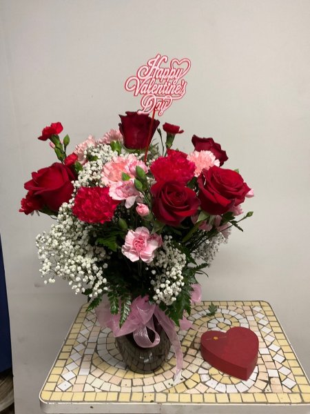 A 5 Star Customer Reviewed Flower Arrangement Designed by Salvy the Florist in Lynn, MA