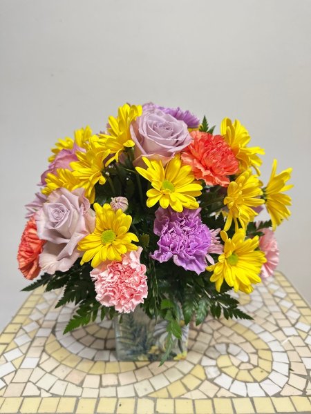 A 1 Star Customer Reviewed Flower Arrangement Designed by Salvy the Florist in Lynn, MA