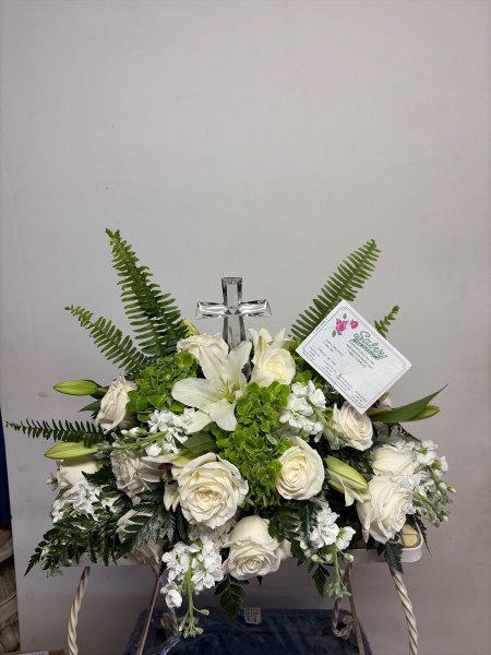 A 5 Star Customer Reviewed Flower Arrangement Designed by Salvy the Florist in Lynn, MA