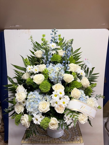 A 5 Star Customer Reviewed Flower Arrangement Designed by Salvy the Florist in Lynn, MA