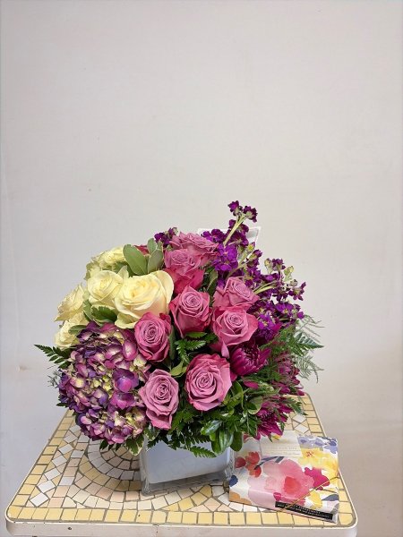 A 2 Star Customer Reviewed Flower Arrangement Designed by Salvy the Florist in Lynn, MA
