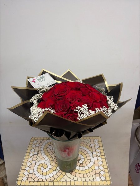 A 5 Star Customer Reviewed Flower Arrangement Designed by Salvy the Florist in Lynn, MA
