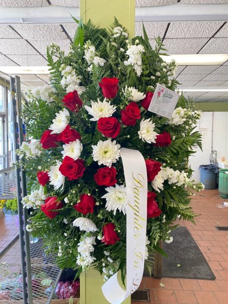 A 5 Star Customer Reviewed Flower Arrangement Designed by Salvy the Florist in Lynn, MA
