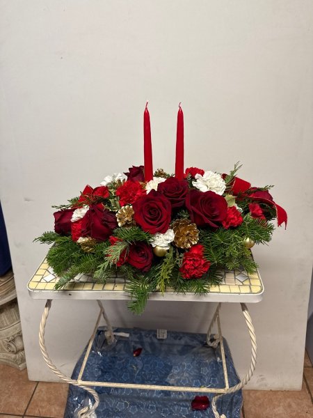 A 5 Star Customer Reviewed Flower Arrangement Designed by Salvy the Florist in Lynn, MA