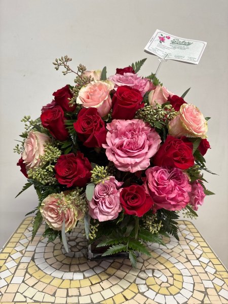 A 5 Star Customer Reviewed Flower Arrangement Designed by Salvy the Florist in Lynn, MA