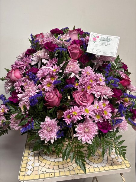 A 5 Star Customer Reviewed Flower Arrangement Designed by Salvy the Florist in Lynn, MA