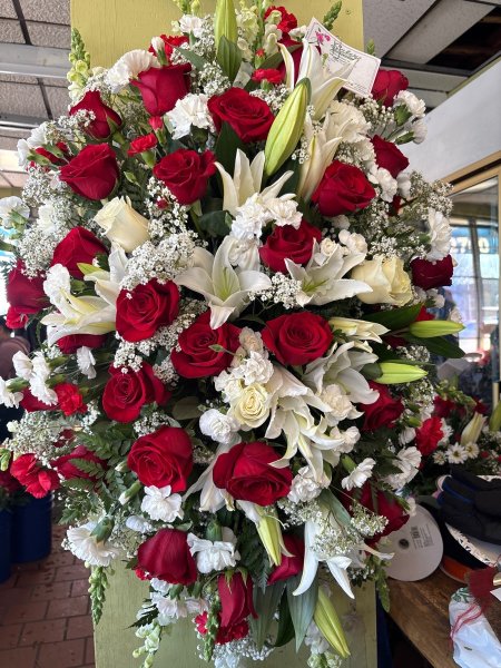 A 5 Star Customer Reviewed Flower Arrangement Designed by Salvy the Florist in Lynn, MA