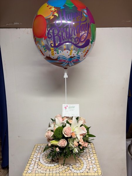 A 5 Star Customer Reviewed Flower Arrangement Designed by Salvy the Florist in Lynn, MA