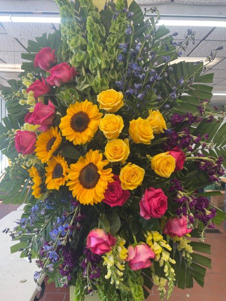 A 5 Star Customer Reviewed Flower Arrangement Designed by Salvy the Florist in Lynn, MA