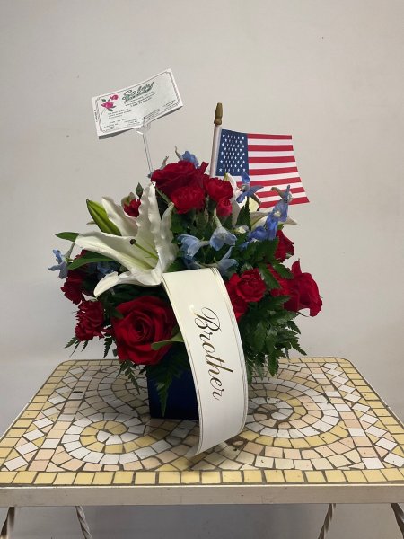 A 3 Star Customer Reviewed Flower Arrangement Designed by Salvy the Florist in Lynn, MA