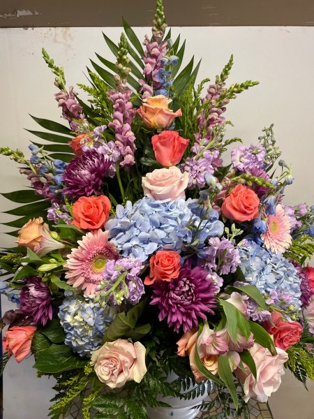 A 5 Star Customer Reviewed Flower Arrangement Designed by Salvy the Florist in Lynn, MA