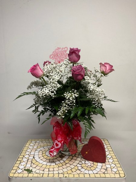 A 5 Star Customer Reviewed Flower Arrangement Designed by Salvy the Florist in Lynn, MA
