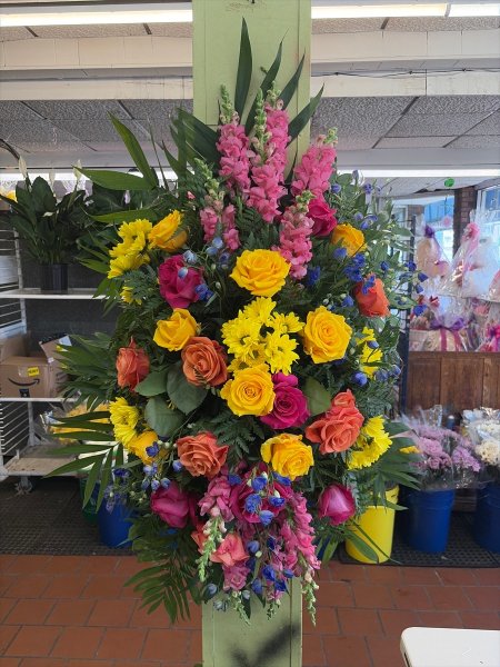 A 5 Star Customer Reviewed Flower Arrangement Designed by Salvy the Florist in Lynn, MA