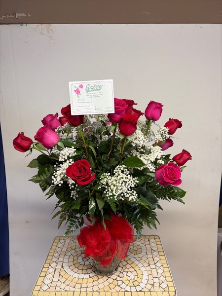 A 5 Star Customer Reviewed Flower Arrangement Designed by Salvy the Florist in Lynn, MA